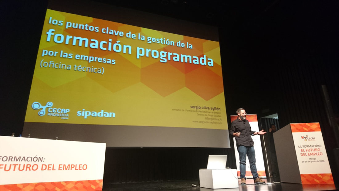 Sergio Oliva, Experto en Gestión de la formación Programada